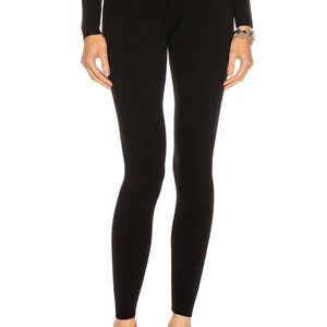 Helmut Lang long black sleek leggings